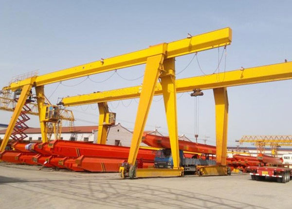 MH model single girder gantry crane delivery to Indonesia