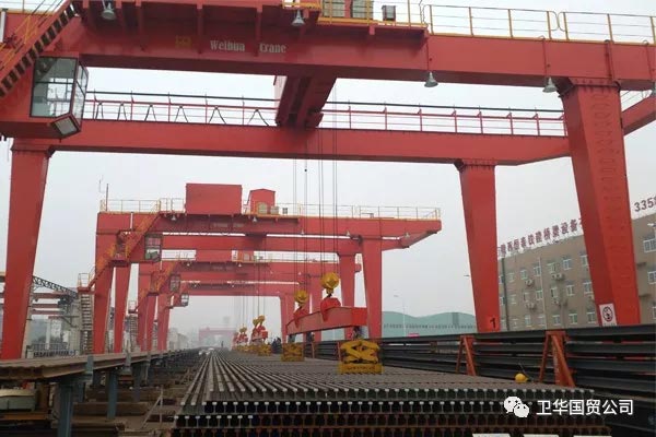 RMG Crane for Steel Track Handling
