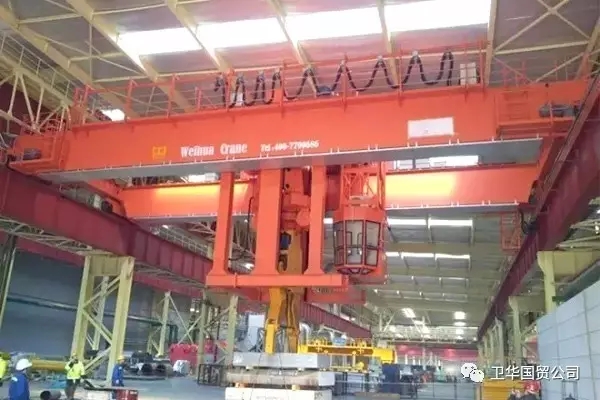 Overhead Crane with Clamps delivery to Tanzania
