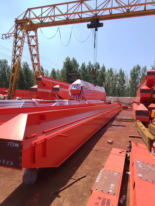 5 ton single girder overhead crane for Algeria customer