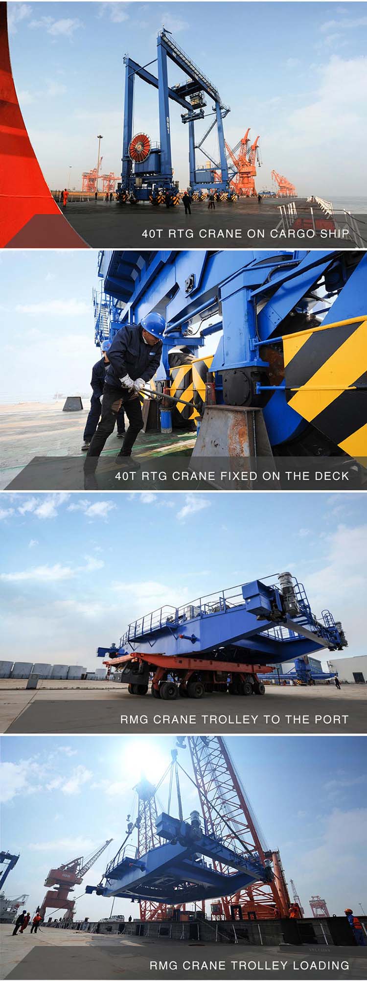 Weihua Container Gantry Cranes will be shipped to Thailand