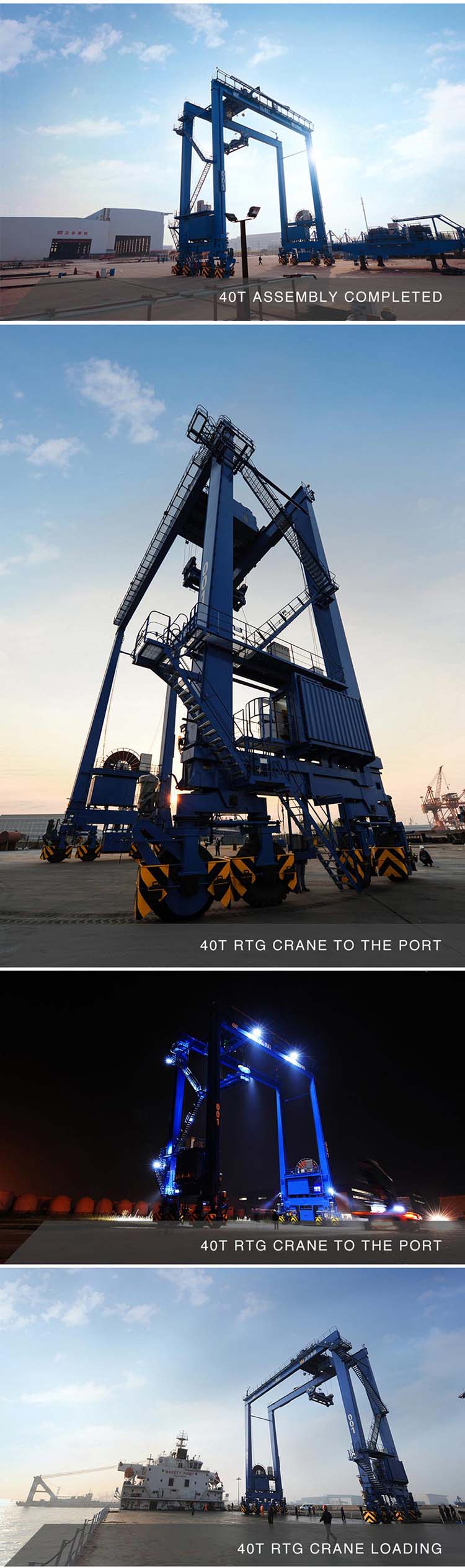 Weihua Container Gantry Cranes will be shipped to Thailand