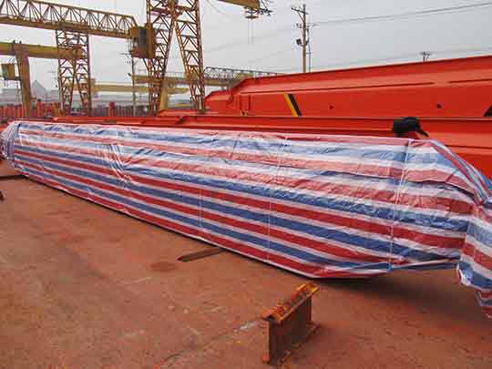 Europe standard single beam overhead crane delivery to Belarus.jpg