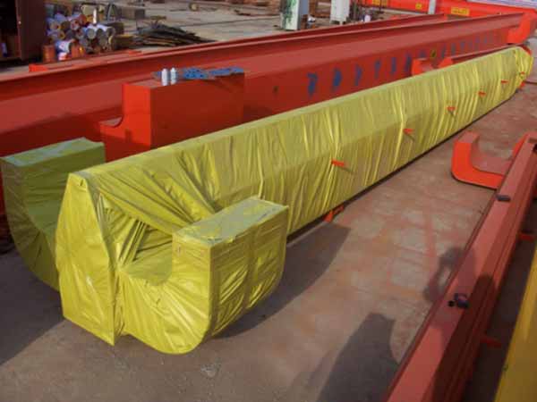 Brazil overhead crane and Semi ganrtry crane delivered to Santos port on July,20 2017.jpg