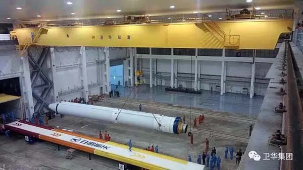 Weihua crane help Tianzhou-1 successful flying