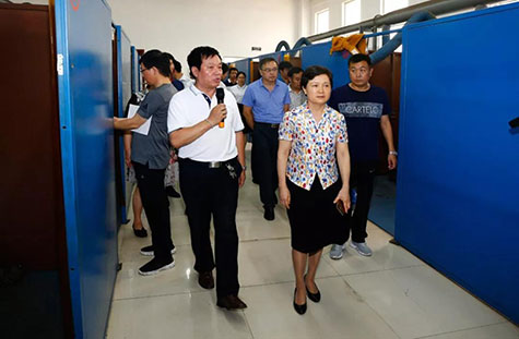 Chairman Zhang  visited Weihua Vocational Training School