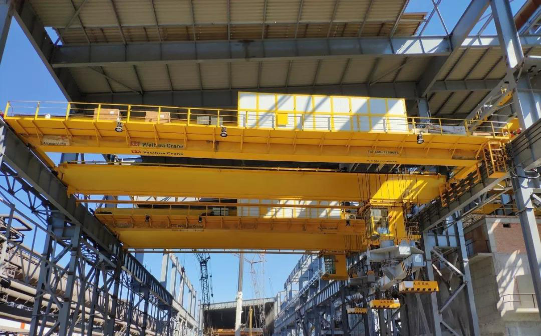 25 tons of electromagnetic hanging beam bridge crane