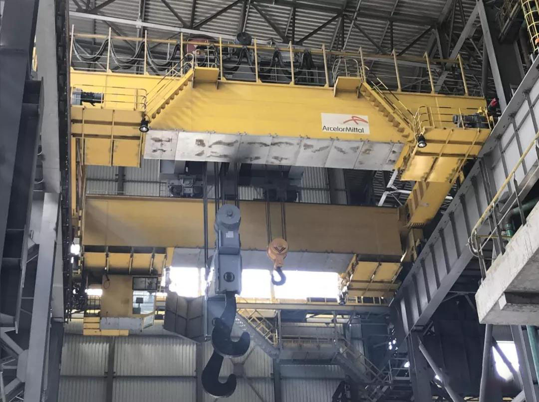 250 ton cast bridge crane for steelmaking foundry