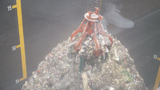 Weihua Group's garbage grab cranes
