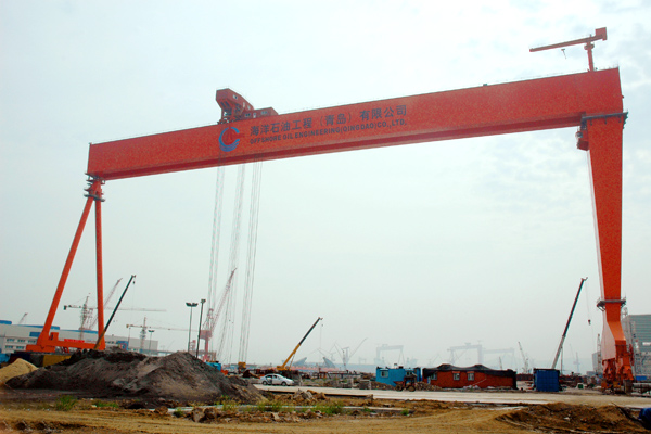 gantry crane for shipbuilding