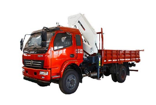 Folding arm type truck crane