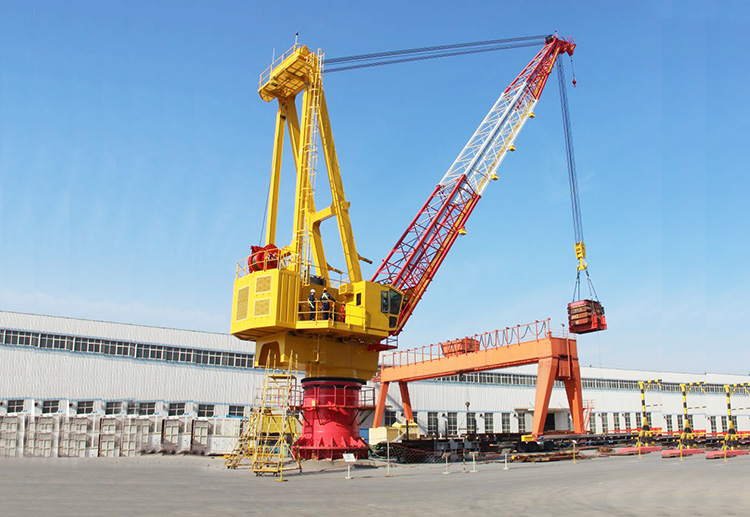 Kingpost Pedestal crane